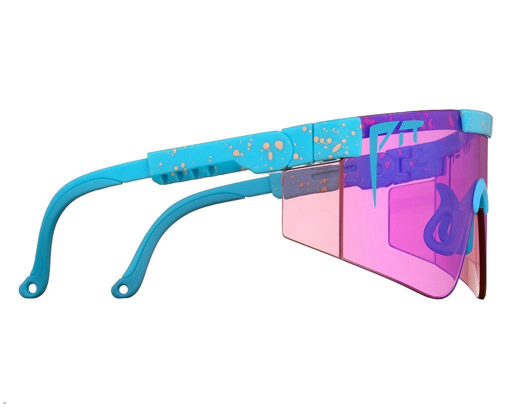 Pit Viper The Free Range Climax 2000s Sunglasses Blue | UK XYQPNS-957