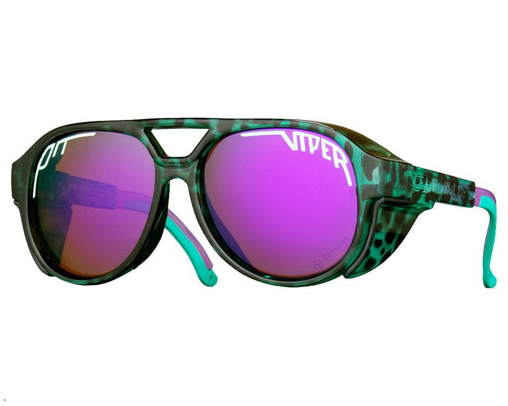 Pit Viper The Galapagos Sunset Exciters Sunglasses Green | UK JVANOE-150