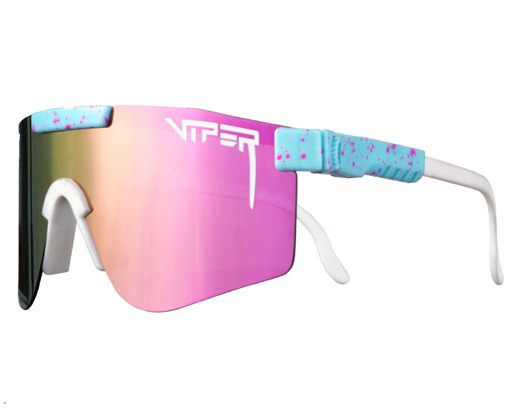 Pit Viper The Gobby Polarized Double Wide Sunglasses Blue | UK DPKEJB-587