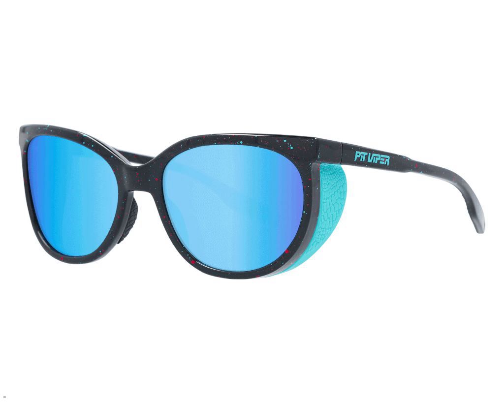 Pit Viper The Hail Sagan Fondue Sunglasses Blue | UK XYGVAH-736