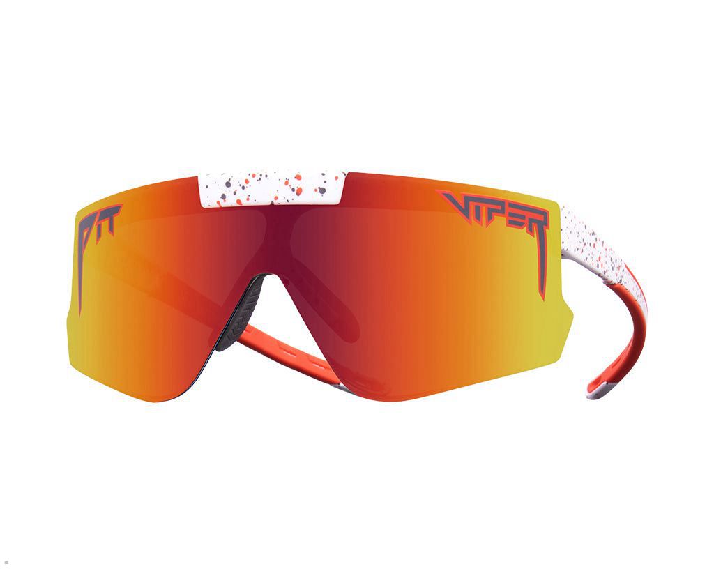 Pit Viper The Heater Flip-Offs Sunglasses White | UK QEHBIJ-507