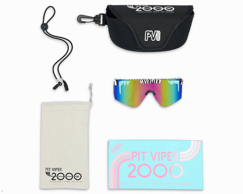 Pit Viper The Herbivore 2000s Sunglasses White | UK CFKRYV-136