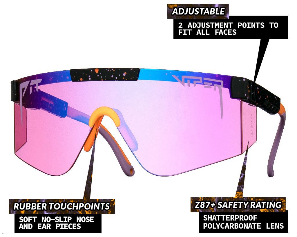 Pit Viper The High Speed Off Road II 2000s Sunglasses Black | UK SKJYPX-913