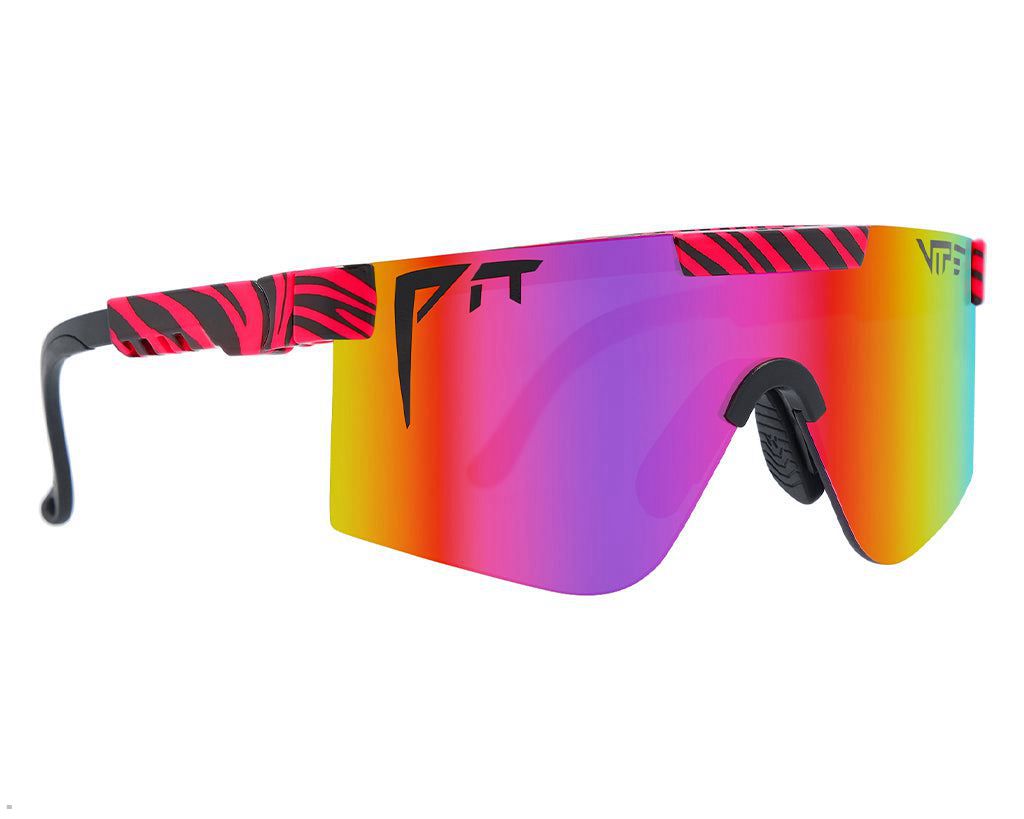 Pit Viper The Hot Tropics Polarized 2000s Sunglasses Red | UK ONHFWL-076