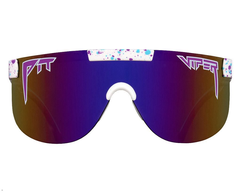 Pit Viper The Jetski Ellipticals Sunglasses White | UK WRMLPX-182