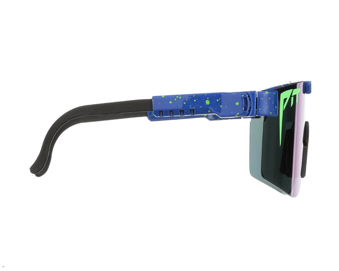 Pit Viper The Leonardo Polarized Sunglasses Blue | UK OHMIDK-284