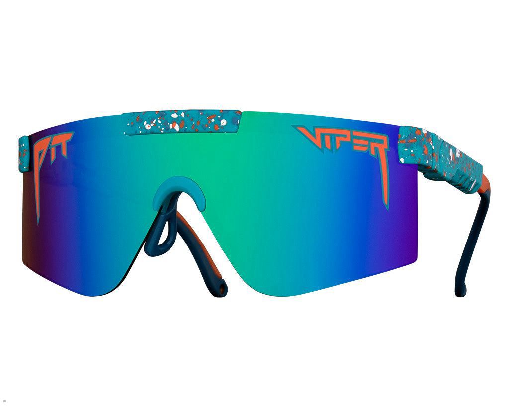 Pit Viper The Marina Polarized 2000s Sunglasses Blue | UK STZPHU-896