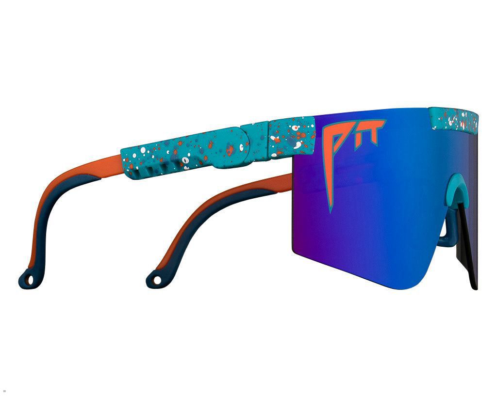 Pit Viper The Marina Polarized 2000s Sunglasses Blue | UK STZPHU-896