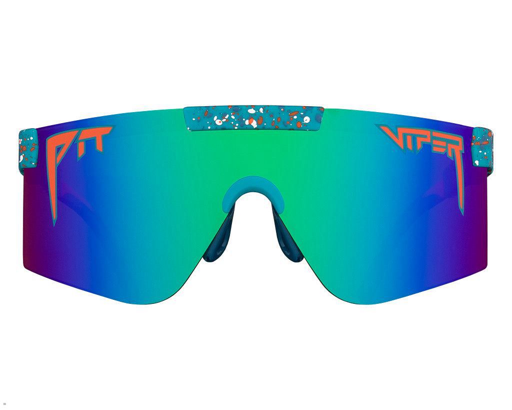 Pit Viper The Marina Polarized 2000s Sunglasses Blue | UK STZPHU-896