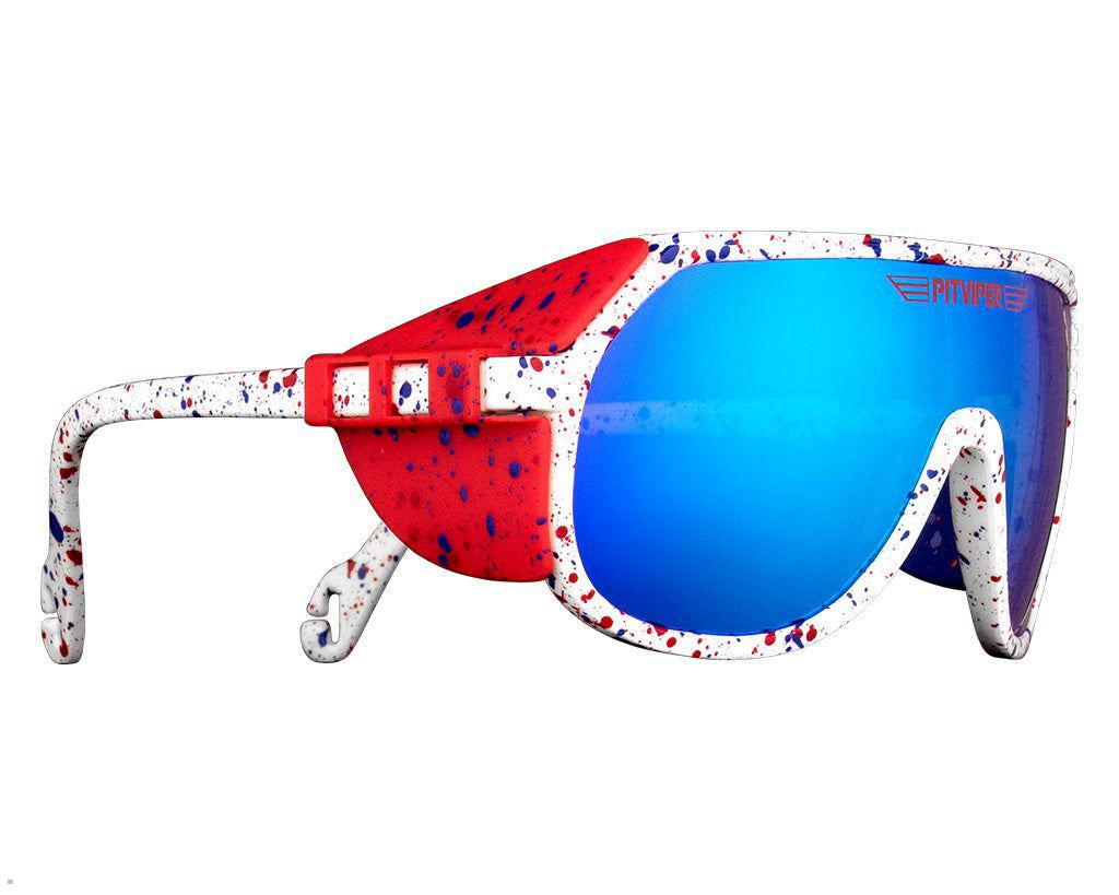 Pit Viper The Merika Grand Prix Sunglasses Blue | UK HDRNMK-468