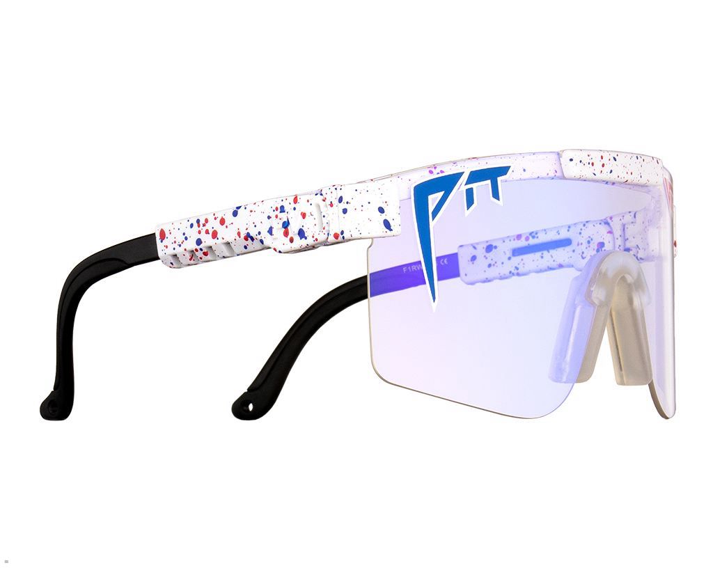 Pit Viper The Merika Night Shades Sunglasses White | UK XTQYSL-105