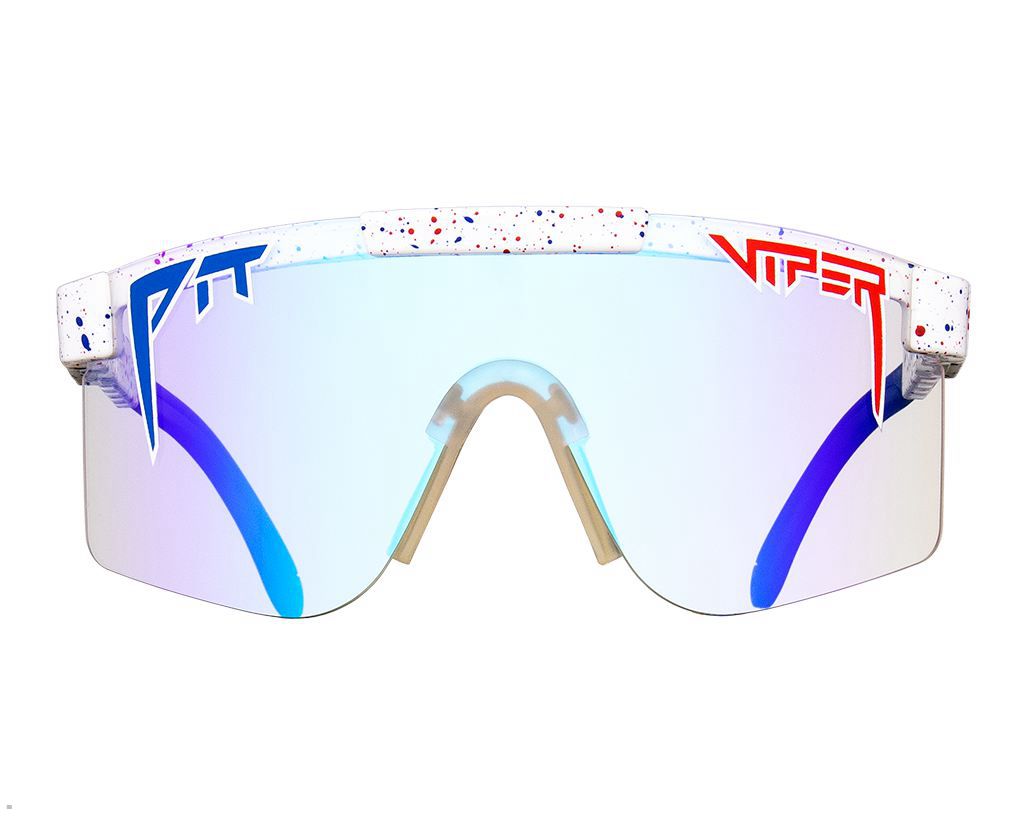 Pit Viper The Merika Night Shades Sunglasses White | UK XTQYSL-105