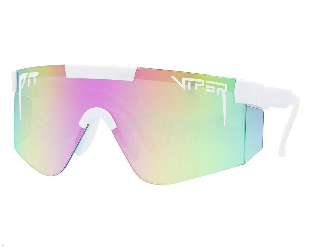 Pit Viper The Miami Nights 2000s Sunglasses White | UK AYDICM-916