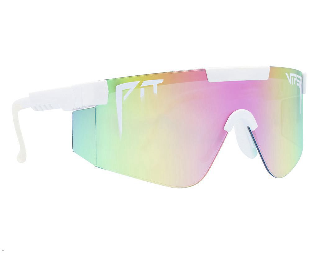 Pit Viper The Miami Nights 2000s Sunglasses White | UK AYDICM-916