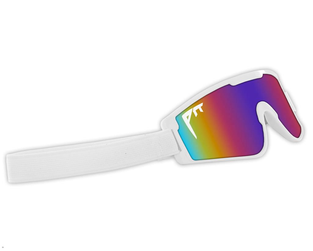 Pit Viper The Miami Nights Baby Vipes Sunglasses White | UK WJVOUP-016