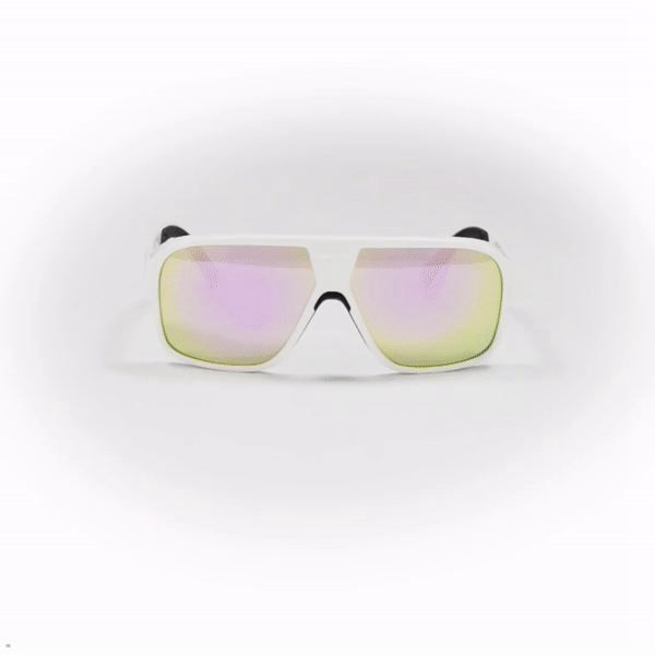 Pit Viper The Miami Nights Flight Optics Sunglasses White | UK EBHFQP-748