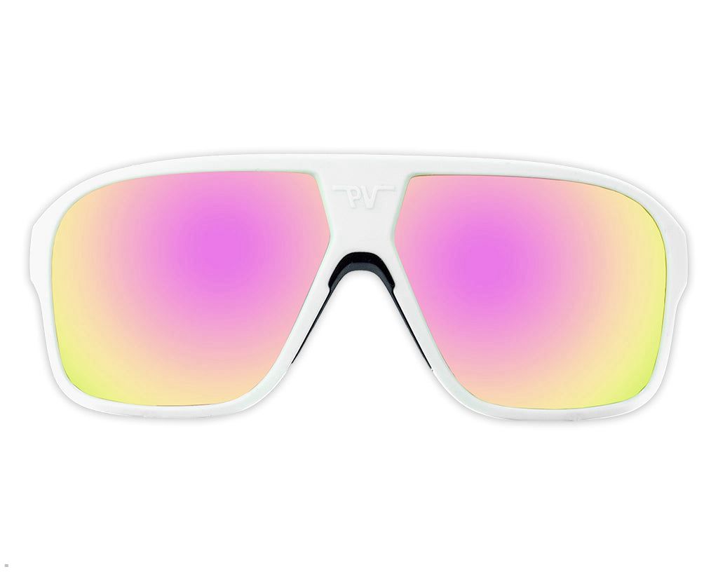 Pit Viper The Miami Nights Flight Optics Sunglasses White | UK EBHFQP-748