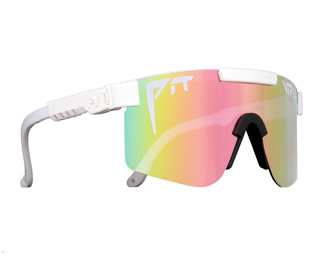 Pit Viper The Miami Nights Sunglasses White | UK ZHGPSW-195