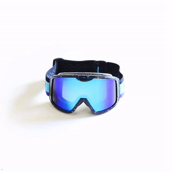 Pit Viper The Midnight Gogglés Grande Sunglasses Blue | UK SNPVOU-159