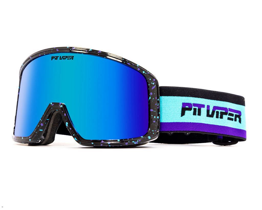 Pit Viper The Midnight Gogglés Grande Sunglasses Blue | UK SNPVOU-159