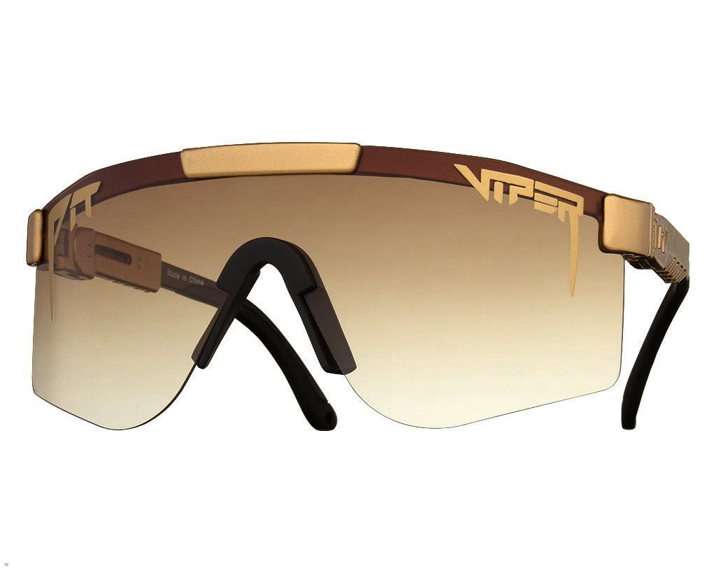 Pit Viper The Money Counters Double Wide Sunglasses Brown | UK YBGOUI-379