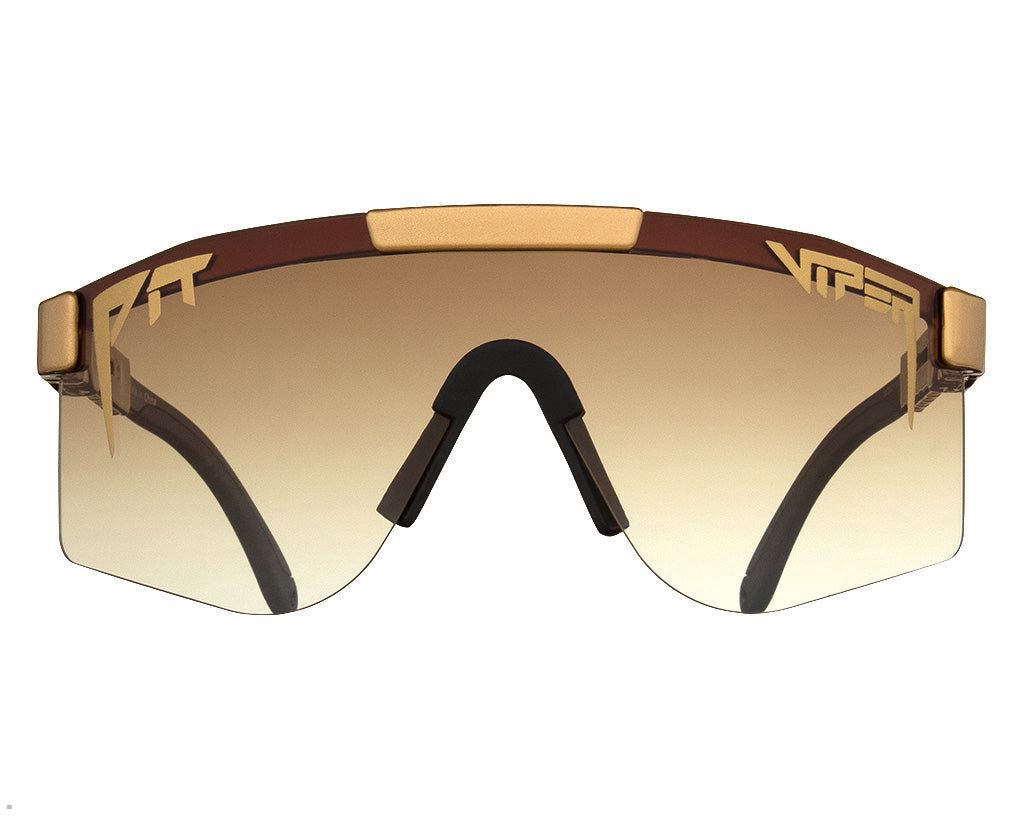 Pit Viper The Money Counters Double Wide Sunglasses Brown | UK YBGOUI-379