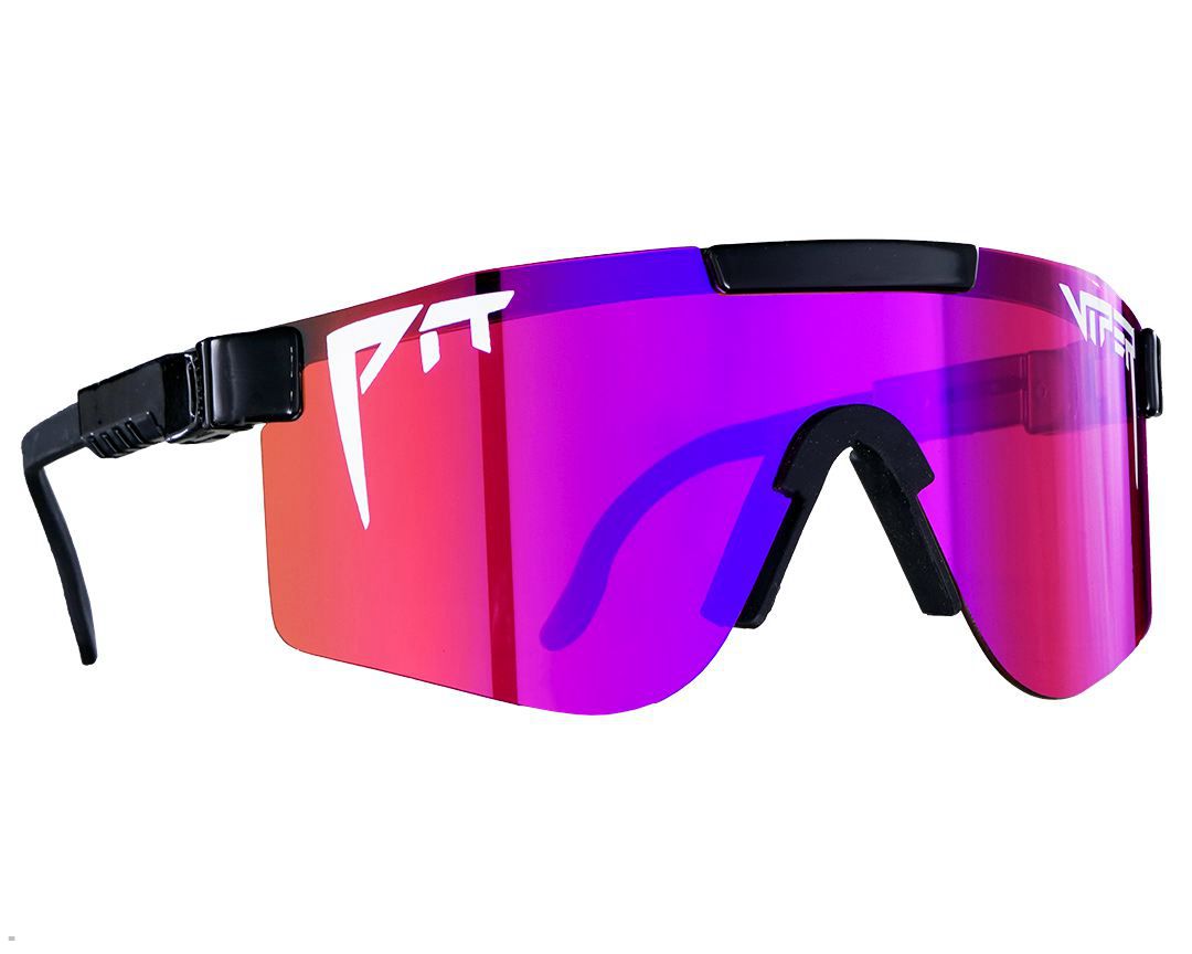 Pit Viper The Mud Slinger Double Wide Sunglasses Purple | UK JMDSRF-593