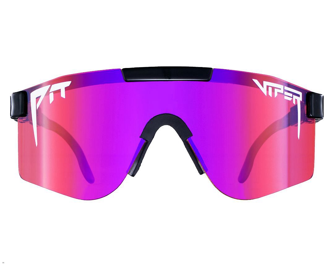 Pit Viper The Mud Slinger Double Wide Sunglasses Purple | UK JMDSRF-593