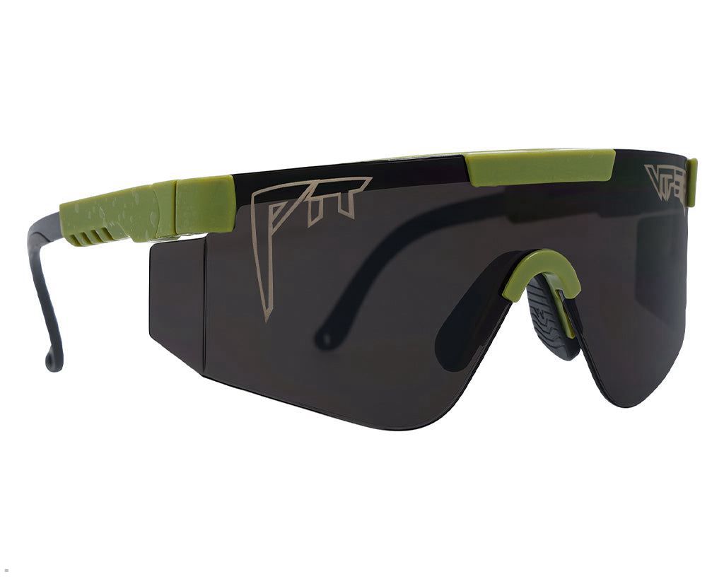 Pit Viper The NJP 2000s Sunglasses Green | UK HWTXBA-927