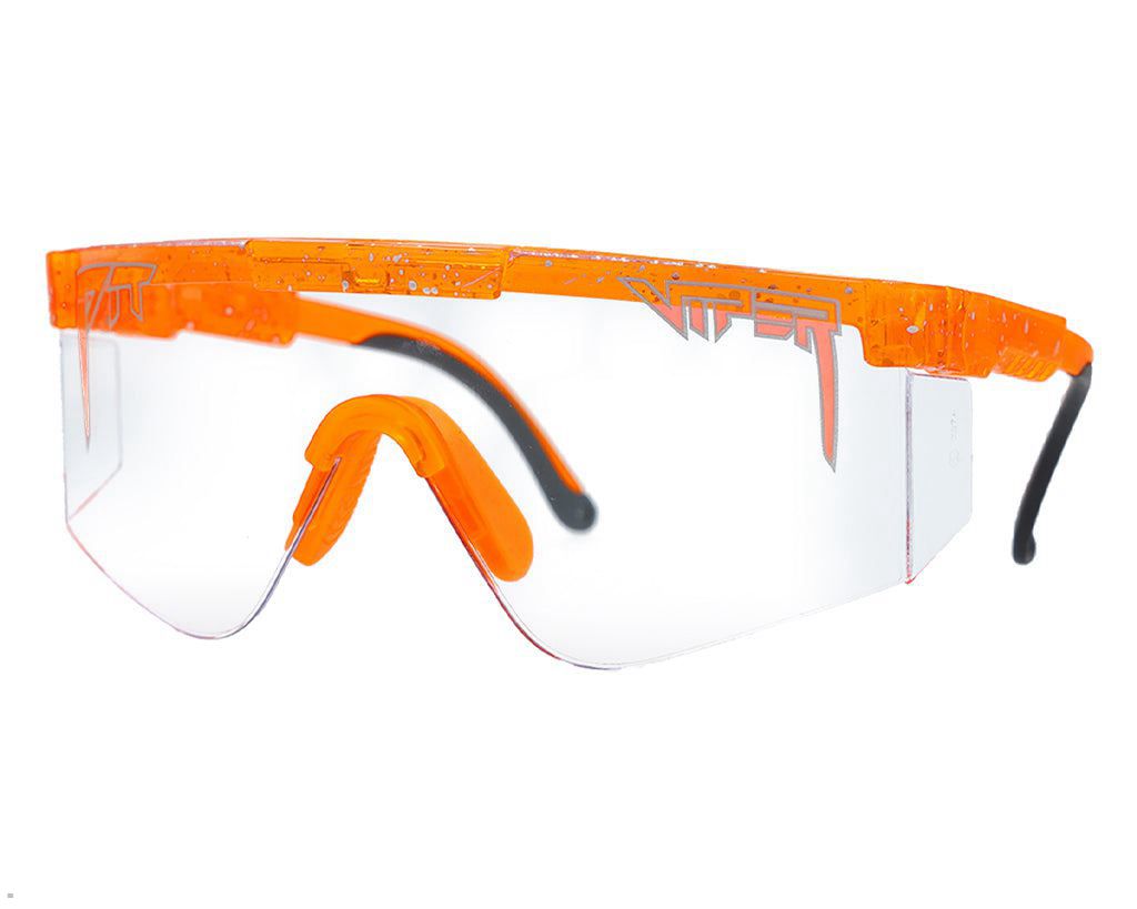 Pit Viper The Night Caulker 2000s Sunglasses Orange | UK VYQNST-268