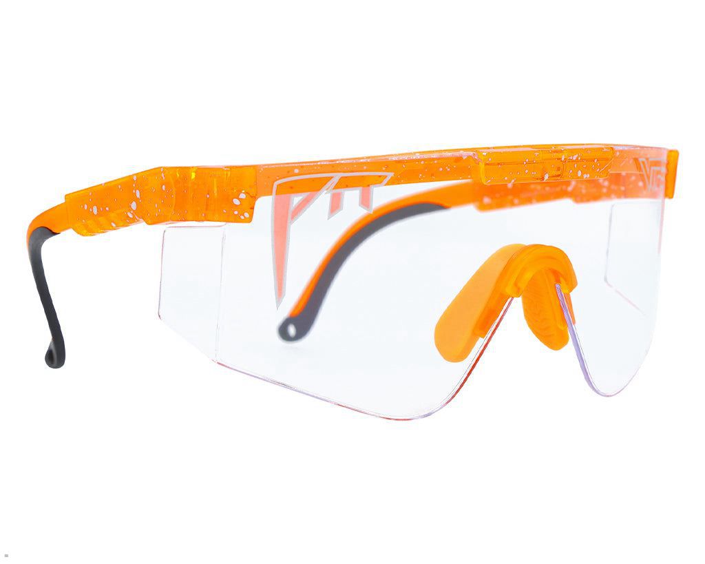 Pit Viper The Night Caulker 2000s Sunglasses Orange | UK VYQNST-268