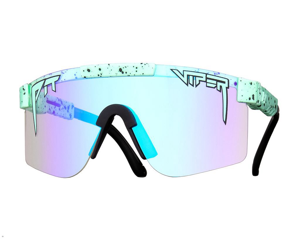 Pit Viper The Poseidon Night Shades Sunglasses Turquoise | UK FHVCSM-405