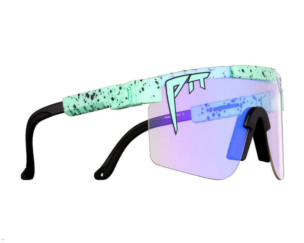 Pit Viper The Poseidon Night Shades Sunglasses Turquoise | UK FHVCSM-405