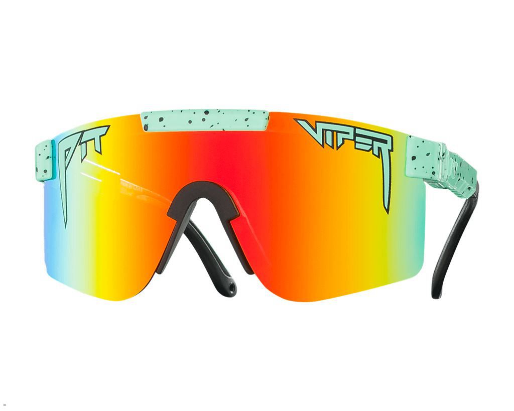 Pit Viper The Poseidon Polarized Sunglasses Turquoise | UK YWGMSA-842