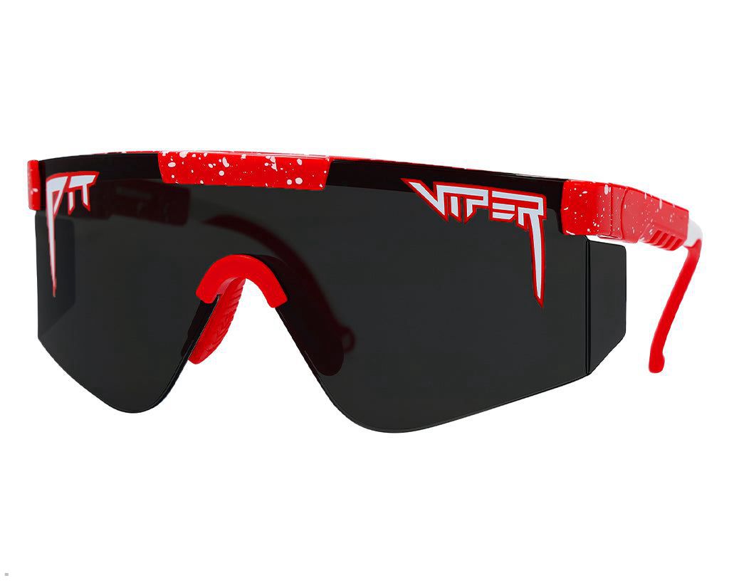 Pit Viper The Responder 2000s Sunglasses Red | UK DSIMQY-354