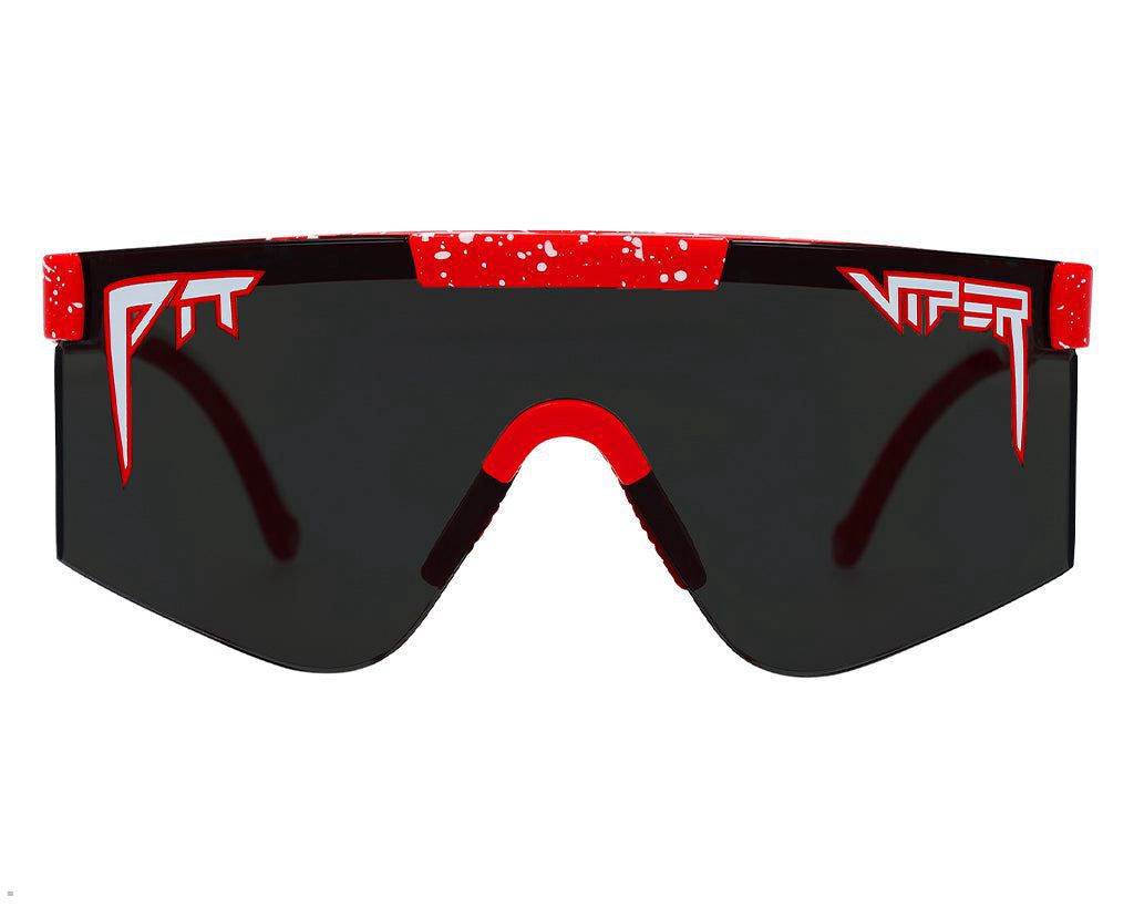 Pit Viper The Responder 2000s Sunglasses Red | UK DSIMQY-354