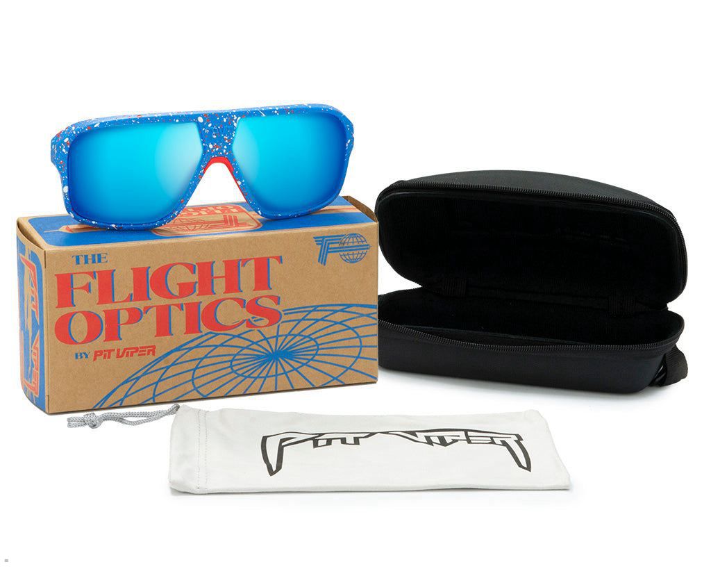 Pit Viper The Ribbon Flight Optics Sunglasses Blue | UK NWQDSB-259