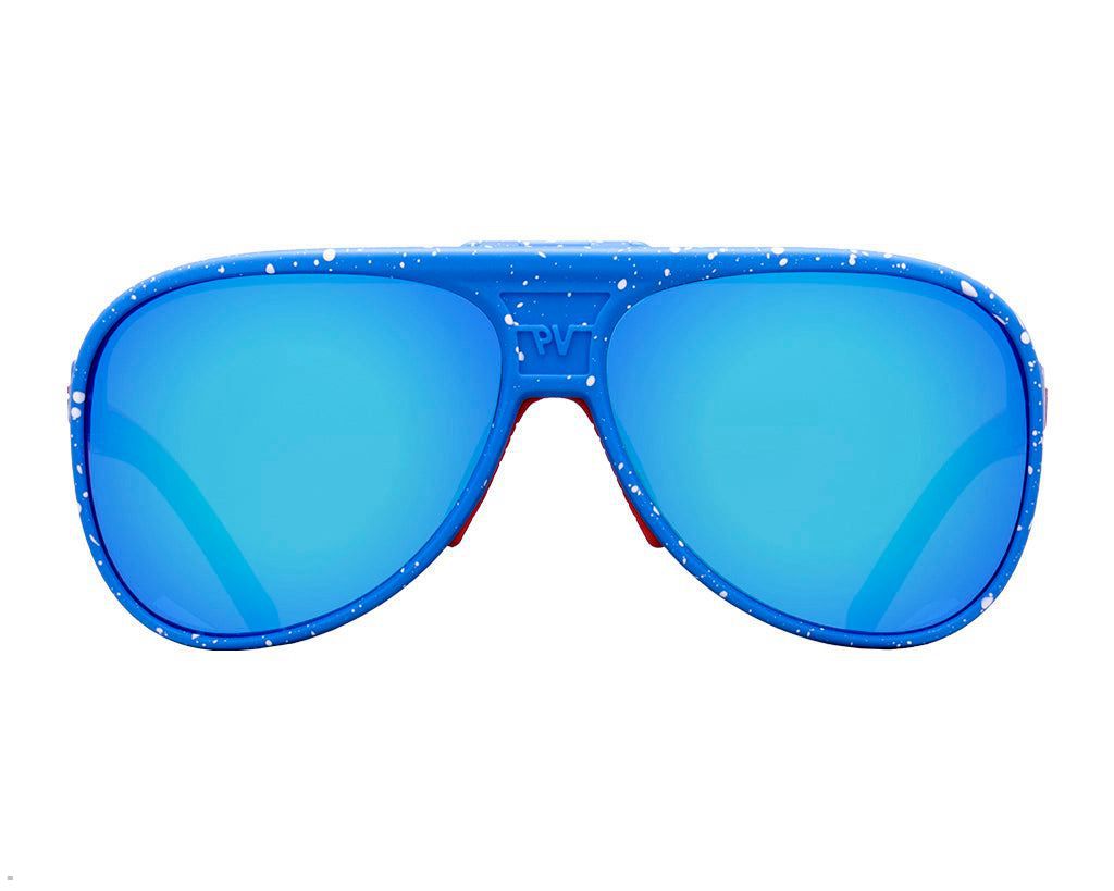 Pit Viper The Ribbon Lift-Offs Sunglasses Blue | UK BAZXSR-936