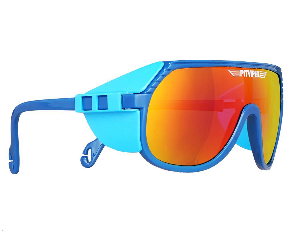 Pit Viper The Slipstream Grand Prix Sunglasses Blue | UK PXDWKF-075