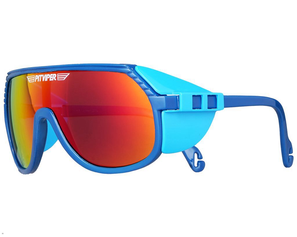 Pit Viper The Slipstream Grand Prix Sunglasses Blue | UK PXDWKF-075