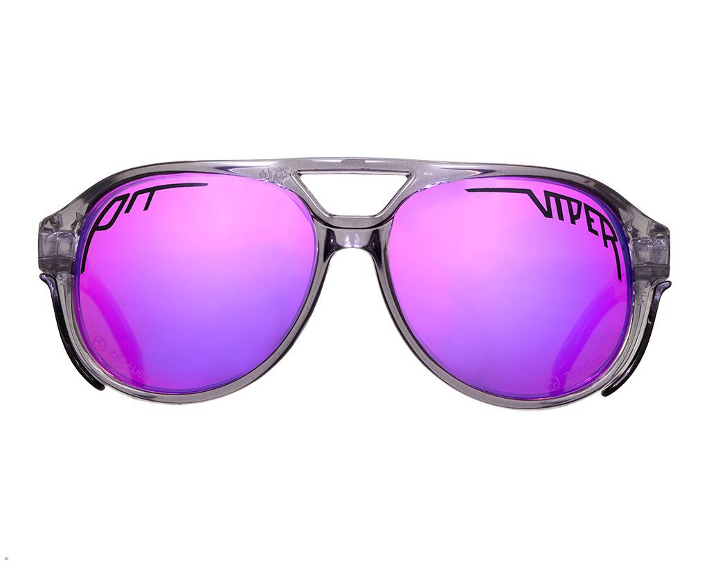 Pit Viper The Smoke Show Polarized Exciters Sunglasses Purple | UK ZYXTSP-014