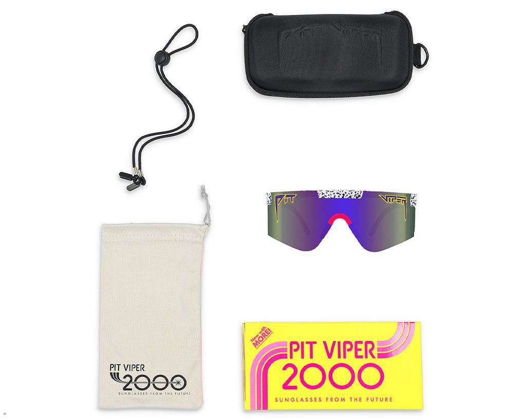 Pit Viper The Son Of Beach 2000's Sunglasses White | UK GZDAOX-329