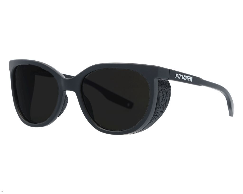 Pit Viper The Standard Fondue Polarized Sunglasses Black | UK EZVAPM-645