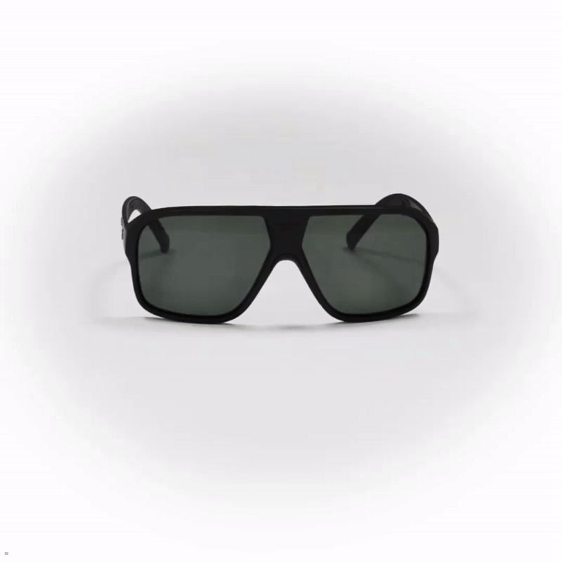 Pit Viper The Standard Polarized Flight Optics Sunglasses Black | UK HISUXK-571