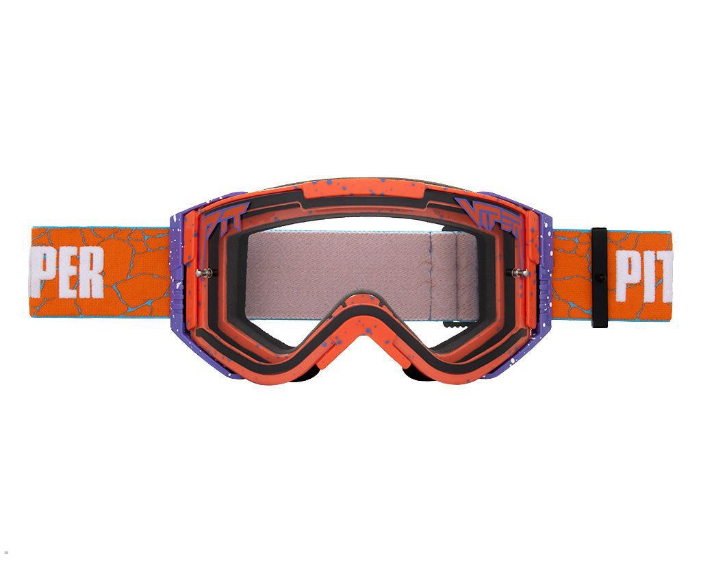 Pit Viper The Terremoto Brapstrap Sunglasses Orange | UK YUSAWG-240