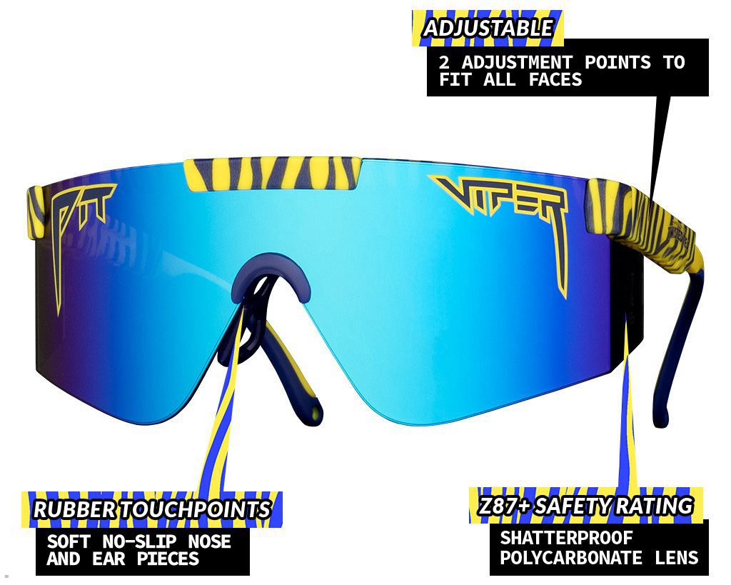 Pit Viper The Twea Party 2 2000s Sunglasses Yellow | UK XIMBLE-491