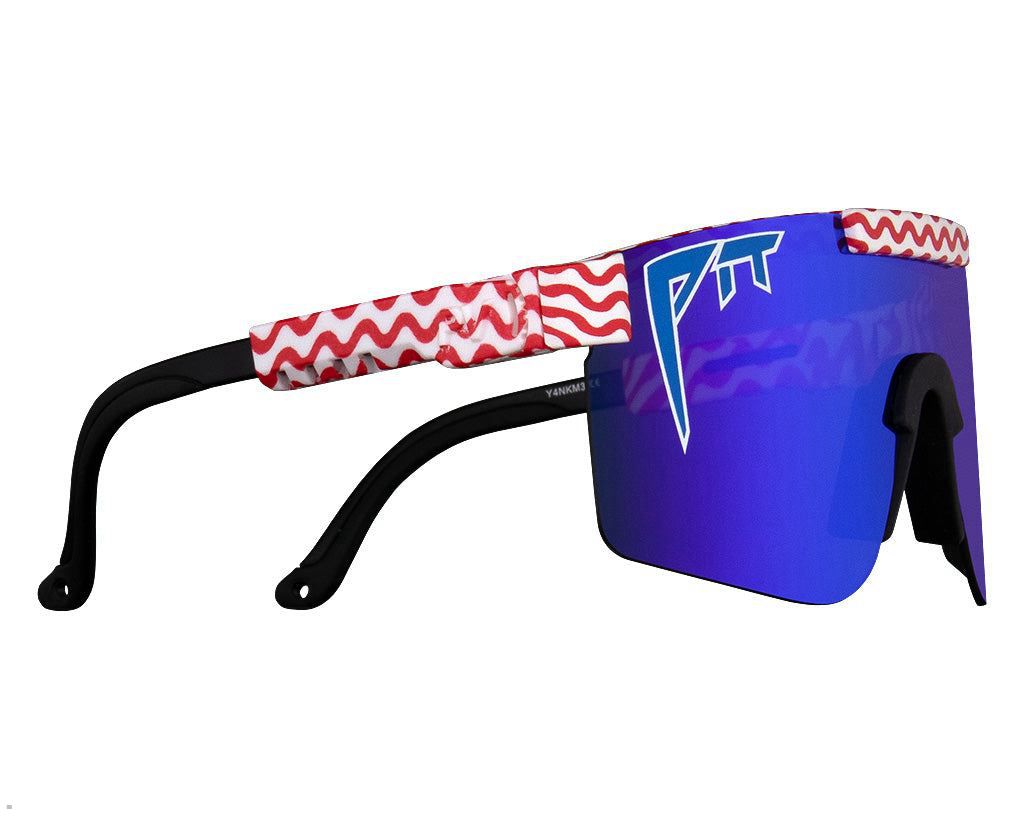 Pit Viper The Yankee Noodle Sunglasses Blue | UK TYMOBX-739