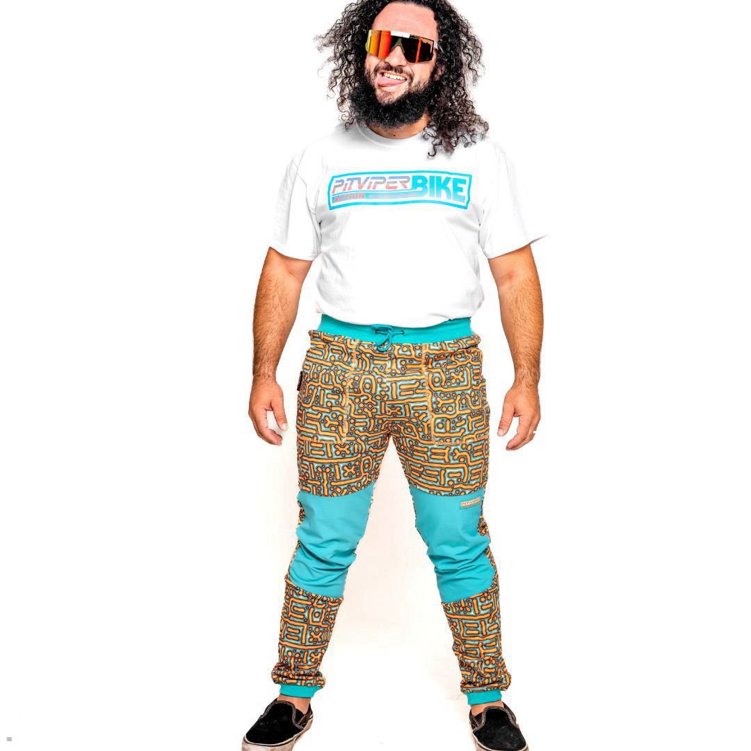 Pit Viper Turbo Fleece Pants Leopard | UK BEFXOL-570