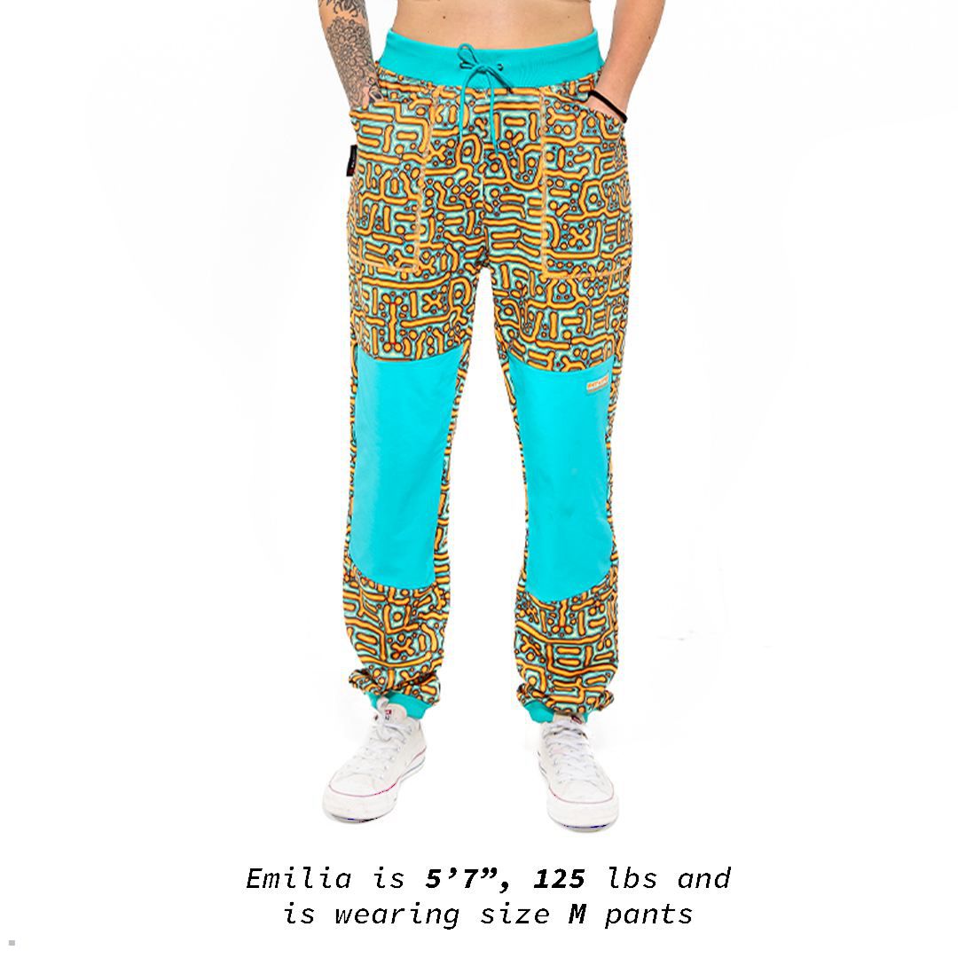 Pit Viper Turbo Fleece Pants Leopard | UK BEFXOL-570