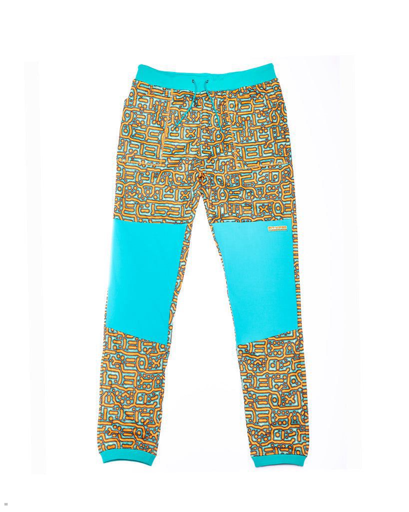 Pit Viper Turbo Fleece Pants Leopard | UK BEFXOL-570